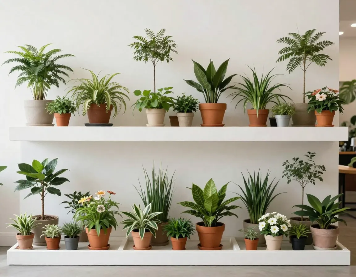 studio showcasing various flower zone designs and plant selections